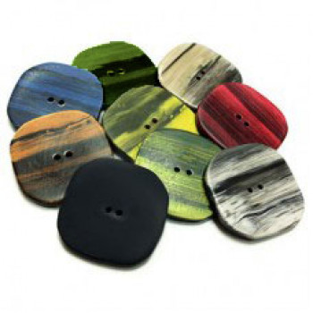 NV-1654-Squared Fashion Button, Nine Colors